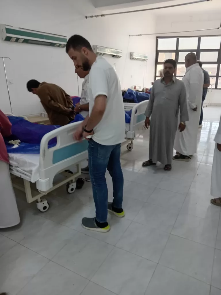 رئيس مدينة مرسى مطروح يتابع حالة المصابين بحادث «قطار الضبعة» 2 - جريدة الجمهورية IMG 20250831 WA0022 - جريدة الجمهورية
