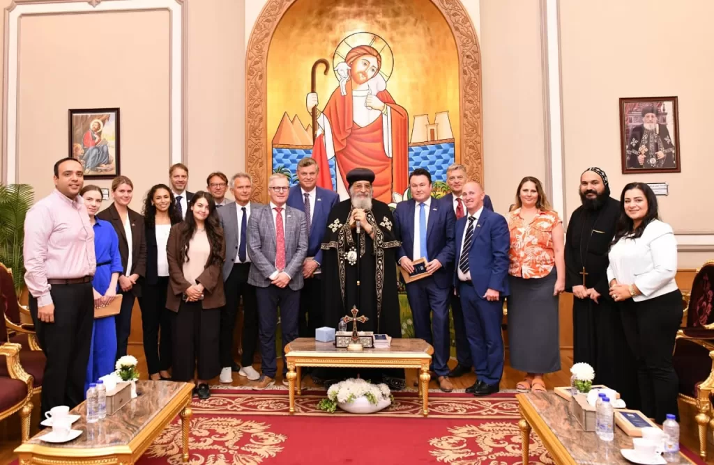 البابا تواضروس يستقبل وفدًا برلمانيًا دنماركيًا ويؤكد على التسامح في مصر 3 - جريدة الجمهورية WhatsApp Image 2025 09 25 at 9.14.12 PM - جريدة الجمهورية