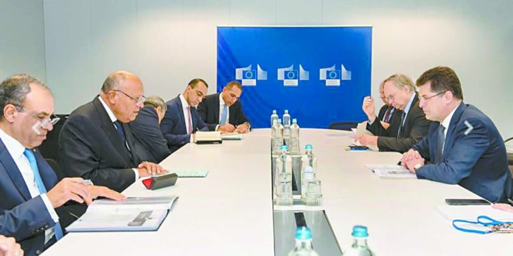 شكرى: ضرورة تبنى الأطراف الدولية لوقف النار فى غزة 1 - جريدة الجمهورية لقجع والركراكى يضعان مجلس علام فى ورطة