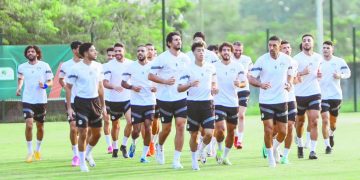 منتخبنا فى استعدادات نارية لمواجهة الكونغو الديمقراطية