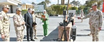 تدريب «مصرى – بريطانى» فى مكافحة العبوات الناسفة 