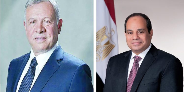 السيسى وعبدالله يؤكدان الرفض الكامل للتصعيد العسكرى فى غزة 1 - جريدة الجمهورية السيسى وعبدالله يؤكدان الرفض الكامل للتصعيد العسكرى فى غزة