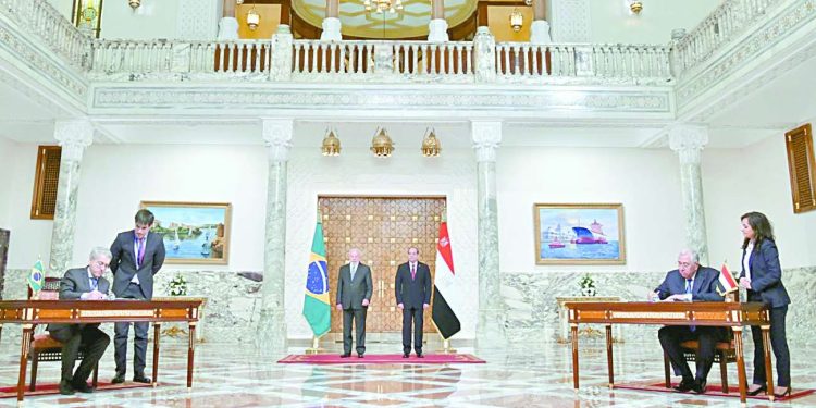 السيسى و«دا سيلفا» يشهدان توقيع عدد من الاتفاقيات 1 - جريدة الجمهورية السيسى و«دا سيلفا» يشهدان توقيع عدد من الاتفاقيات