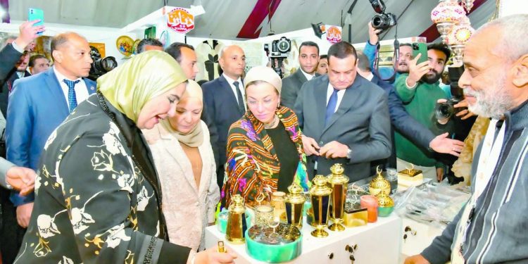 القباج تفتتح الدورة 66 لمعرض «ديارنا» للمشغولات اليدوية والتراثية 1 - جريدة الجمهورية القباج تفتتح الدورة 66 لمعرض «ديارنا» للمشغولات اليدوية والتراثية