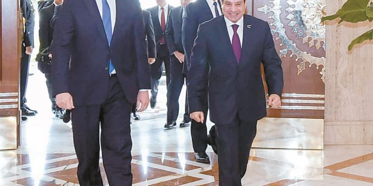 السيسى يؤكد للمستشار النمساوى أهمية حل الدولتين