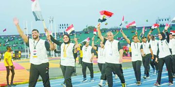 الفراعنة يتصدرون الألعاب الافريقية بـ117 ميدالية