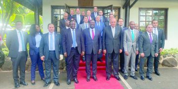 توجيهات رئاسية بتعزيز العلاقات الثنائية مع كينيا