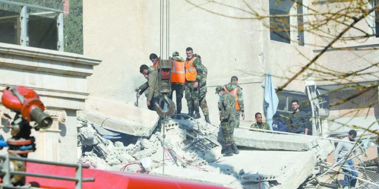 للمرة الثانية خلال ساعات .. ضربات إسرائيلية فى محيط دمشق 1 - جريدة الجمهورية للمرة الثانية خلال ساعات .. ضربات إسرائيلية فى محيط دمشق