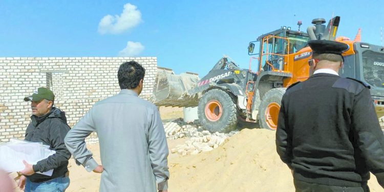 إزالة التعديات فى برج العرب والعلمين والعبور والقاهرة  الجديدة