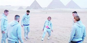 بقيادة مودريتش الإعلام العالمى يبرز زيارة نجوم كرواتيا للأهرامات
