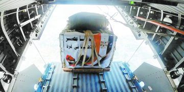 القوات الجوية تواصل الإسقاط الجوى للمساعدات الإنسانية على القطاع