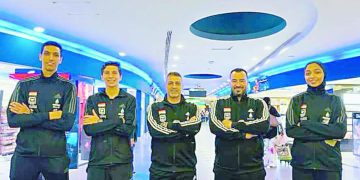 أبطال التايكوندو فى بطولة استونيا المفتوحة