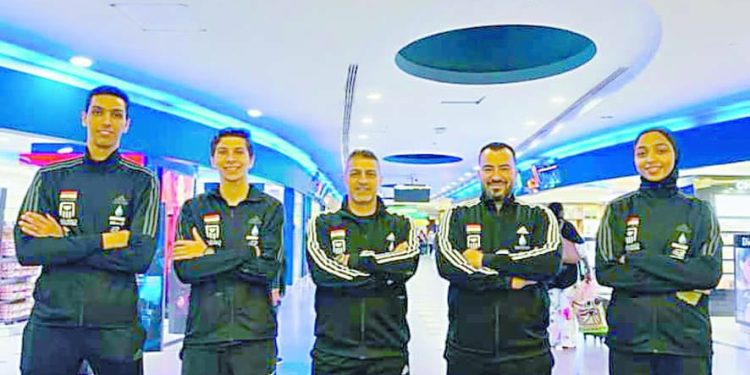 أبطال التايكوندو فى بطولة استونيا المفتوحة