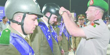 انطلاق فعاليات البطولة العربية العسكرية للفروسية