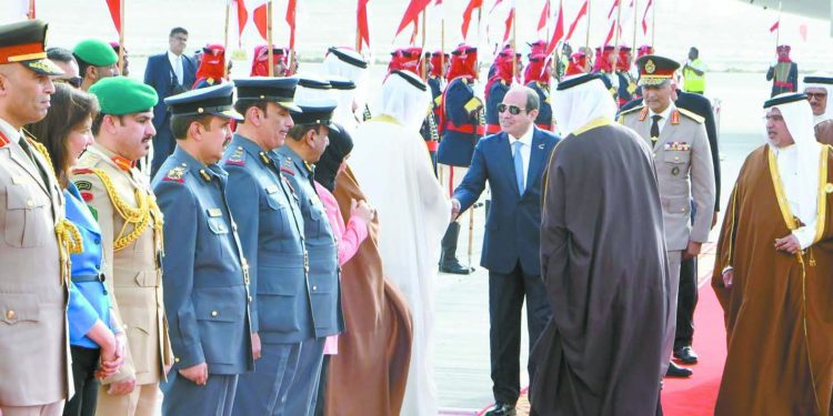 السيسى يصل البحرين للمشاركة فى قمة «المنامة» 1 - جريدة الجمهورية السيسى يصل البحرين للمشاركة فى قمة «المنامة»