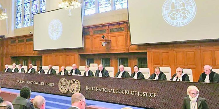 «العدل الدولية» تستعرض تقريراً الوضع الإنسانى فى مناطق الإخلاء