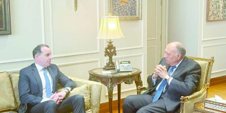 وزير الخارجية لـ «بريت ماكجيرك»:مصر تكثِّف جهودها لوقف الحرب ضد غزة 1 - جريدة الجمهورية وزير الخارجية لـ «بريت ماكجيرك»:مصر تكثِّف جهودها لوقف الحرب ضد غزة