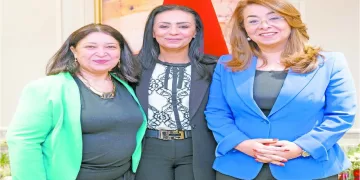غادة ونيفين فى زيارة لوزيرة التضامن: الاستفادة من التجربة المصرية فى مكافحة الإدمان