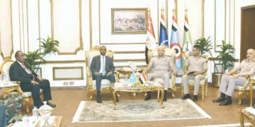 الفريق أول عبدالمجيد صقر يلتقى وزير الدفاع  بجمهورية الصومال الفيدرالية