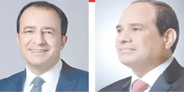 خلال اتصال من نظيره القبرصى: الرئيس يحذر من استمرار تدهور الأوضاع بغزة