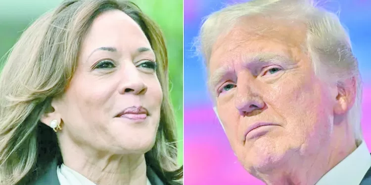 بعد اكتساحه بايدن فى مناظرة يونيو الماضى: «ترامب يواجه هاريس» فى لقاء حاسم الشهر القادم 1 - جريدة الجمهورية بعد اكتساحه بايدن فى مناظرة يونيو الماضى: «ترامب يواجه هاريس» فى لقاء حاسم الشهر القادم