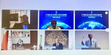 نائب وزير الخارجية والهجرة وشئون المصريين بالخارج يشارك فى قمة «صوت دول الجنوب» الثالثة 8 - جريدة الجمهورية نائب وزير الخارجية والهجرة وشئون المصريين بالخارج يشارك فى قمة «صوت دول الجنوب» الثالثة