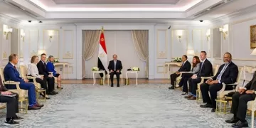 الرئيس عبد الفتاح السيسي يستقبل وفدًا من عدد من لجان الكونجرس الأمريكي