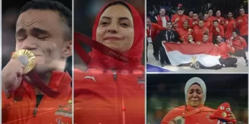 أسماء الأبطال البارالمبيين على مراكز الشباب