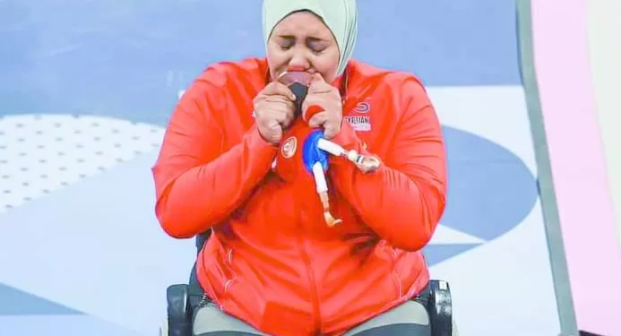 الرباعة صفاء حسن صاحبة البرونزية: أحلم بانتزاع ذهبية لوس أنجلوس