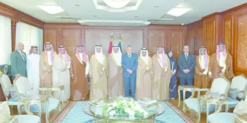 الفريق ربيع خلال استقباله رئيس هيئة النقل السعودية: تعزيز التعاون الثنائى فى الخدمات والسياحة البحرية