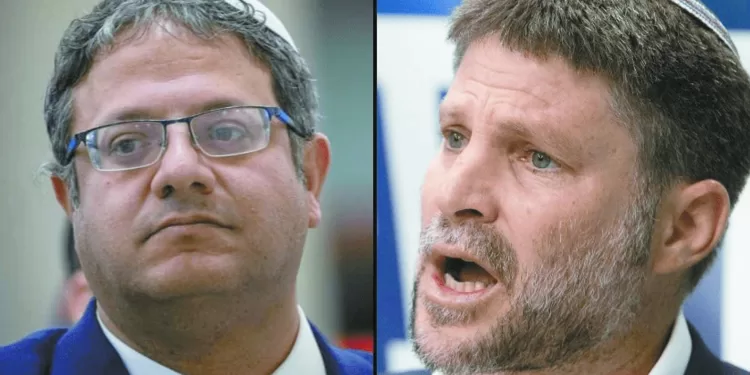 خناقة بين سموتريتش وبن غفير بسبب السجون