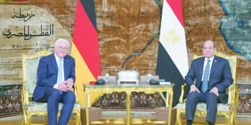 الرئيس السيسى خلال المؤتمر الصحفى المشترك: حريصون على تعزيز التعاون ونقدَّر إسهام الشركات الألمانية فى المشروعات القومية