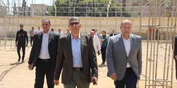 محافظ الجيزة يتفقد آخر الاستعدادات لافتتاح معرض «أهلًا مدارس»