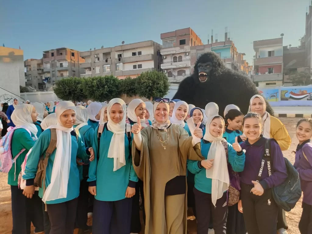 فرحة وبهجة في أول يوم دراسة بالمنوفية 6 | جريدة الجمهورية