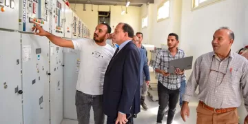 محطة الكهرباء الرئيسية في جامعة بني سويف الأهلية تدخل الخدمة