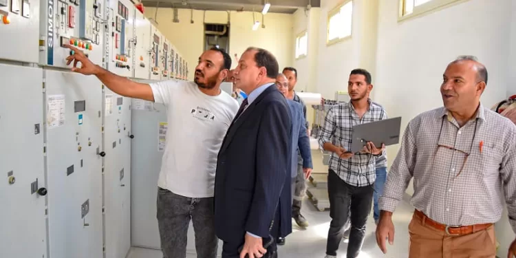 محطة الكهرباء الرئيسية في جامعة بني سويف الأهلية تدخل الخدمة 1 - جريدة الجمهورية محطة الكهرباء الرئيسية في جامعة بني سويف الأهلية تدخل الخدمة