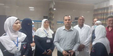 وكيل صحة البحيرة في زيارة مفاجئة لمستشفى بدر للتأكد من جودة الخدمات المقدمة للمواطنين