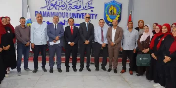 رسالة طمأنة وتهنئة من رئيس جامعة دمنهور للطلاب في بداية العام الدراسي