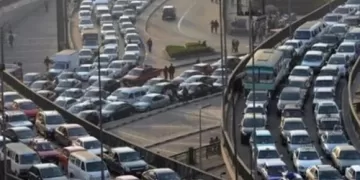 كثافات مرورية فى الساعات الأولى من صباح اليوم بالقاهرة والجيزة