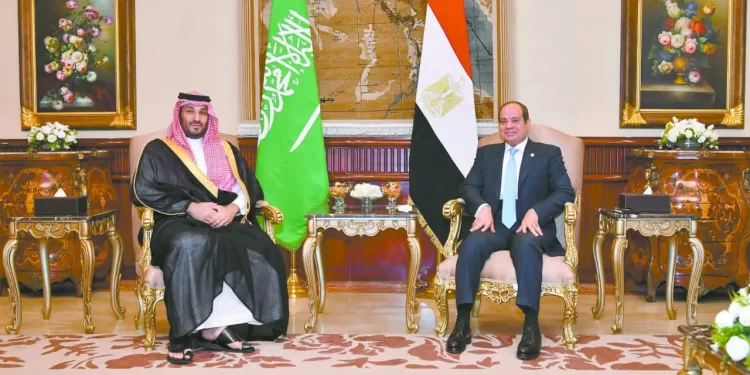 تدشين مجلس التنسيق الأعلى برئاسة السيسى وبن سلمان