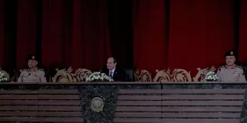 الرئيس عبد الفتاح السيسي يلتقي عددًا من طلاب الأكاديمية العسكرية المصرية