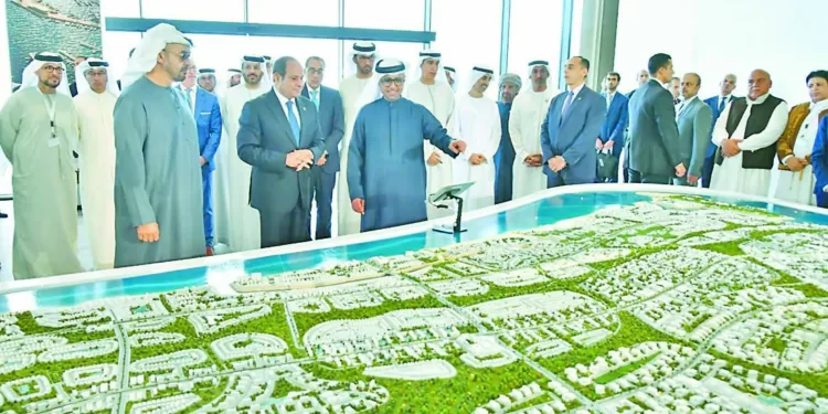 الشراكة بين الأشقاء: السيسى وبن زايد يشهدان إطلاق مشروع رأس الحكمة