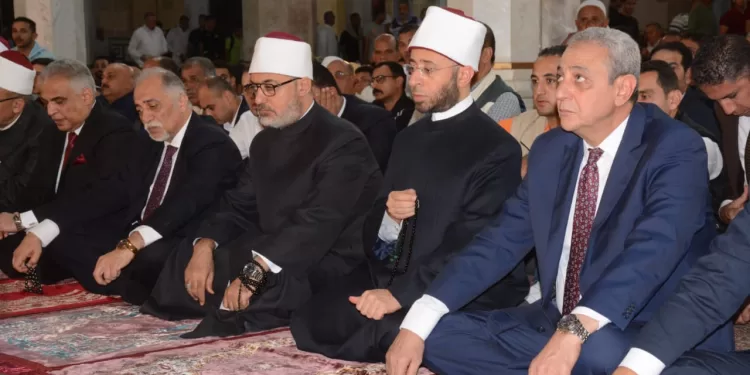 احتفال ديني ووطني بالمسجد الأحمدي بطنطا بحضور كبار المسؤولين