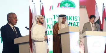 عارضون مصريون يشاركون في المهرجان الدولي الأول للتمور الباكستانية