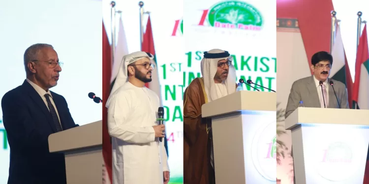 عارضون مصريون يشاركون في المهرجان الدولي الأول للتمور الباكستانية