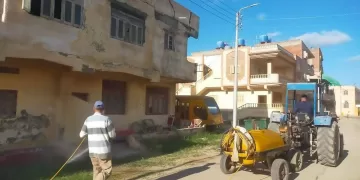 محافظة كفر الشيخ تشن حملات نظافة للقضاء على التلوث