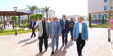 جولة تفقدية شاملة لرئيس جامعة المنصورة الأهلية