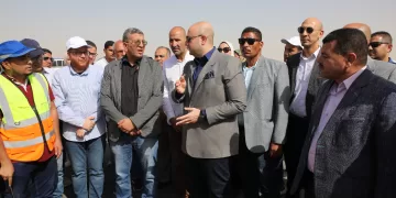 80 % نسبة تنفيذ مشروع محور الفشن على النيل