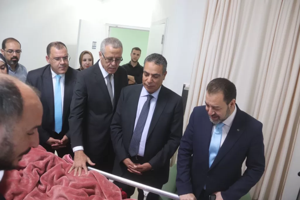 وفد وزاري يزور المصابين في حادث جامعة الجلالة ويؤكد على تقديم الرعاية الكاملة لهم 4 - جريدة الجمهورية WhatsApp Image 2024 10 15 at 5.43.53 PM 3 - جريدة الجمهورية
