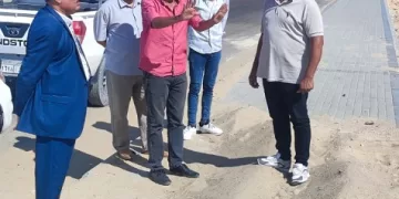 موقف نموذجي لسيارات الأجرة بالعلمين يعكس الرؤية الحديثة للمدينة
